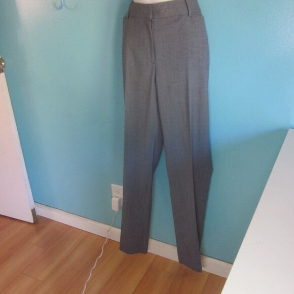 Brooks Brothers Womens Size 12 Blue Check Wool Lucia Fit Pants New Condition - Picture 1 of 13